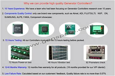 Generator Controller DSE5110 Generator Electronic Controller Module Control Panel LCD Display Manual Start & Stop Module 